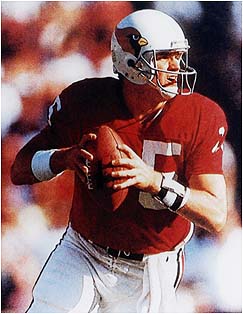 Neil Lomax-15 of the Phoenix Cardinals