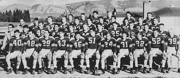 Varsity Football 1956