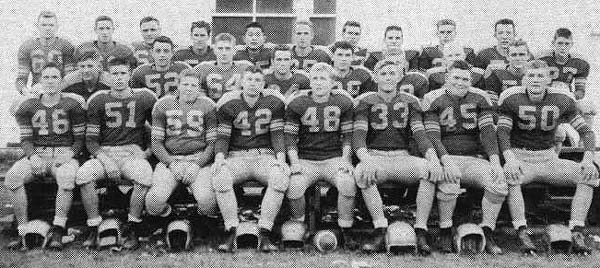 Varsity Football 1956